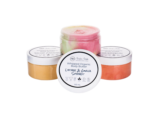 Whipped Organic Body Butters Trio - Gift Wrapped